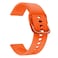 O Ozone Silicone Strap Compatible With Galaxy Watch 3 45mm/Galaxy Watch 46mm/Gear S3 Frontier/Classic/Huawei Watch Gt 2 46mm Adjustable Soft Replacement Band, Orange