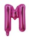 Party Time M Letter Foil Balloon 16-Inch