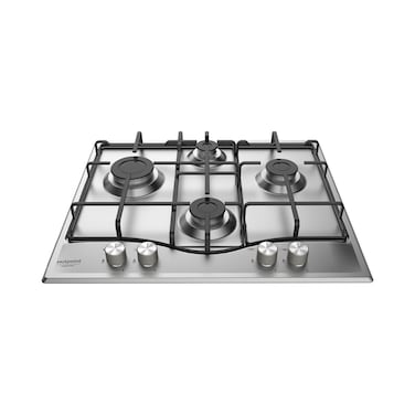 Ariston Built-In Gas Hob 4 Burners 60 Cm - Stainless Steel - PCN 642 IX/A