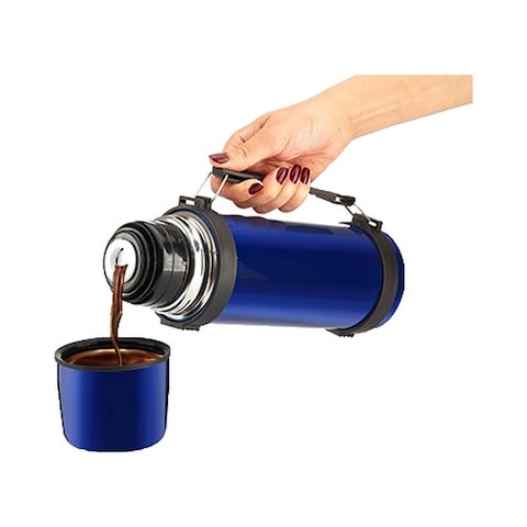 La Vita Stainless Steel Thermal Flask - 0.5 Liter - Blue