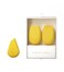 Ksd Face Makeup Sponge Yellow - 2 Pieces