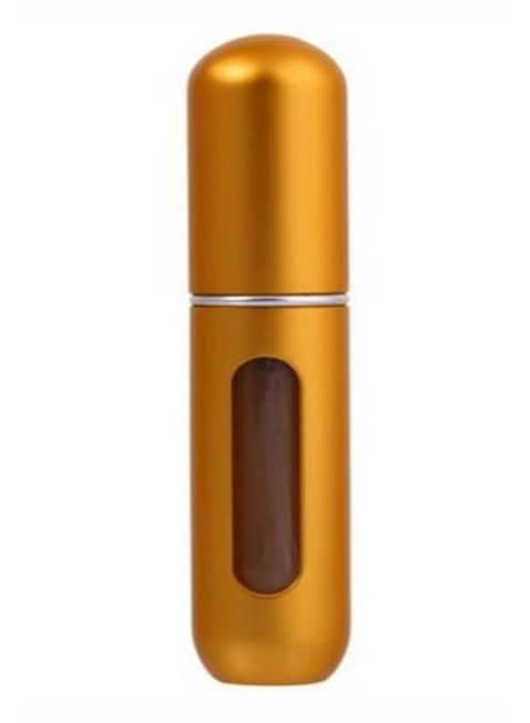 Mini Portable Refillable Perfume Atomizer Bottle Gold