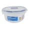 Lock &amp; LockClassic Round Plastic Food Container HSM943 Clear/Blue 480ml