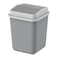 Cosmoplast Swivel Waste Bin 15L Grey/White