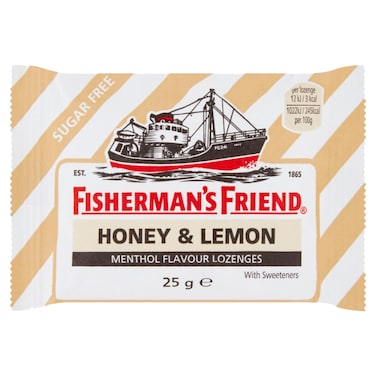 Fisherman&#39;s Friend Honey And Lemon Sugar Free Lozenges 25g