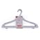 Triangular Plastic Hangers Pack Of 12 White