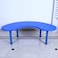 Plastic Kids Crescent Shaped Table