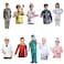 FITTO Nurse Costume for Kids with Accessories, Hospital Costumes for Pretend Play and Halloween, Large