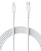 Aukey CB-SCL1 Silicone USB C to Lightning Cable 1m - White