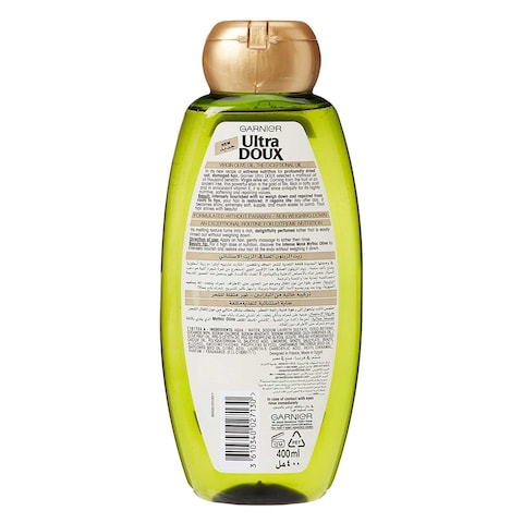 GARINER ULTRA DOUX  EXTREME NUTRITION SHAMPOO 400ML