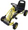 Megastar Go Kart Kids Ride On Pedal Car, Yellow, W15-Blue