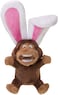 goDog&reg; Silent Squeak&trade; Flips Monkey Rabbit with Chew Guard Technology&trade; Durable Plush Dog Toy, Large
