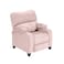 In House Velvet Classic Recliner Chair - Light Pink - NZ71