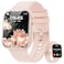Smart Watch Women(Answer/Make Calls), 2023 Newest 1.8'' Bluetooth Smart Watch For Android Phones, IP68 Waterproof Outdoor Fitness Tracker With Heart Rate/SpO2/Sleep Monitor, Smartwatch Pink