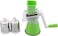 Generic Graters - Manual Vegetable Cutter Slicer Multi-Function Drum Rotary Grater Potato Cheese Slicer Kitchen Tool Accessories (Green)