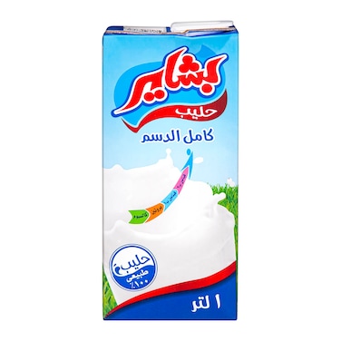 Bashayer Full Cream Milk - 1 Liter