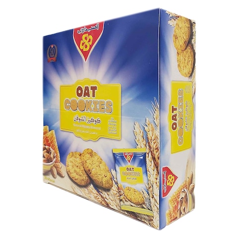 Al Seedawi Oat Cookies With Natural Honey And Almond 9g Pack of 24