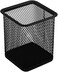 Generic Pen Holder Metal Square Mesh, Black