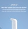 Doco BH003 Portable Ultra Micro Bubble Pores Cleansing Facial Vacuum With 3 Levels Adjustable Suction Power Multiple Nozzle Head   70kpa Suction Force   30ml Water Tank - White