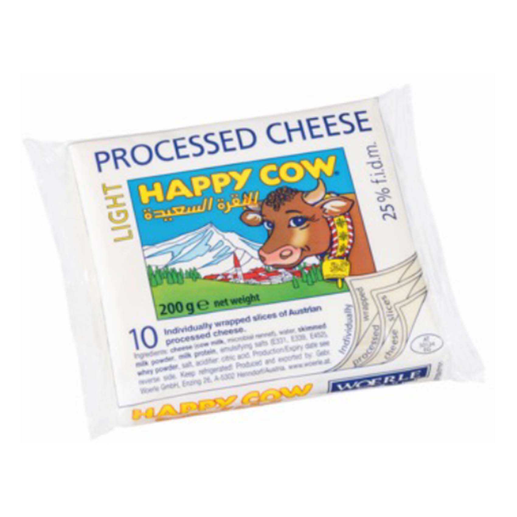 Happy Cow 10 Slices Light 200G