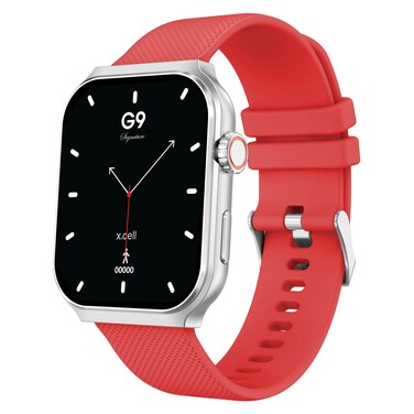Buy X.Cell G9 Signature Smartwatch Red Online | Carrefour UAE
