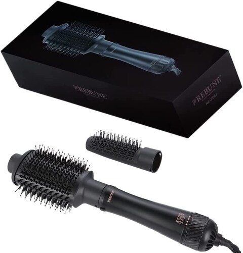 Rebune Hot Air Styler Re-2084 One-Step Hair Styler 4 In 1 Multifunctional Hair Dryer Brush Straightener Curling Iron Comb