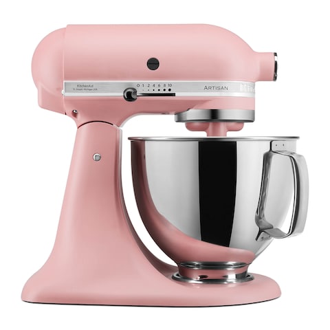 KitchenAid Artisan 4.8L Tilt-Head Stand Mixer Dried Rose 5KSM175PSBDR