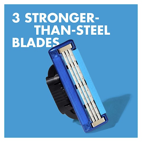 Gillette Mach3 Turbo 3D Razor Handle + 2 Blades