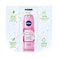 NIVEA Shower Gel Body Wash, Fresh Blends Raspberry &amp; Blueberry and Almond Milk, 300ml