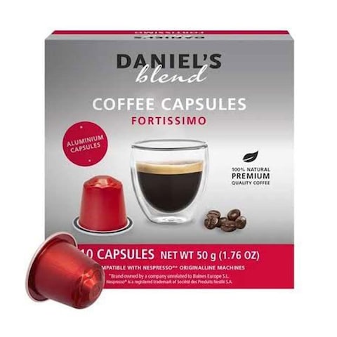 Daniel&#39;s Blend Fortissimo - 10 Aluminum capsules