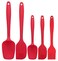 Urban Utility 5Pcs Heat Resistant Silicone Spatula Set Non-Stick Kitchen Spatulas for Cooking Baking Baking tools Silicone Spatula Set