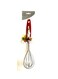 Generic Egg Beater Whisk Cake Tool - Red