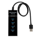 Buy Generic-High Speed 4 Port USB 3.0 Multi HUB Splitter Expansion USB Hub for Desktop PC Laptop Adapter USB HUB in UAE