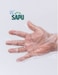 SAPU 100-Piece Disposable Clear Gloves