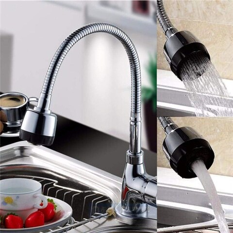 Atraux 360 Degree Rotate Water Faucet Spray Lengthened Extension Nozzle Swivel Saving Tap