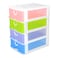 4 Stack Plastic Cabinet Drawer