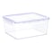 Cosmoplast Lock2Go Food Storage Container With Lid Clear/Purple 1.2L