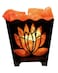 Geohoney Himalayan Salt Lamp basket With Chunks - Flower Design
