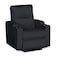 In House Velvet Rocking Cinematic Recliner Chair With Cups Holder - Dark Grey - AB08