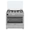 Whirlpool 5-Burners Gas Cooker WM9GC6DCX Silver 90x60cm