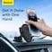 Baseus UltraControl Univesal 360 Degree Car Holder Dashboard And Windshield Phone Mount Auto Clamping Phone Holder Applicable For 5.4 To 7.2 Inches Mobile Devices Black