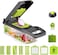 Generic 14 In 1 Multifunctional Kitchen Vegetable Cutter Fruit &amp; Vegetable Grey