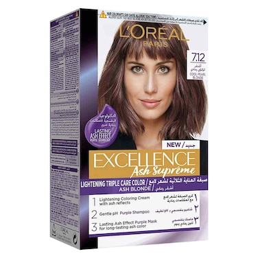 L&#39;Oreal Paris Excellence Ash Supreme Hair Color - 7.12 Cool Pearl Blonde