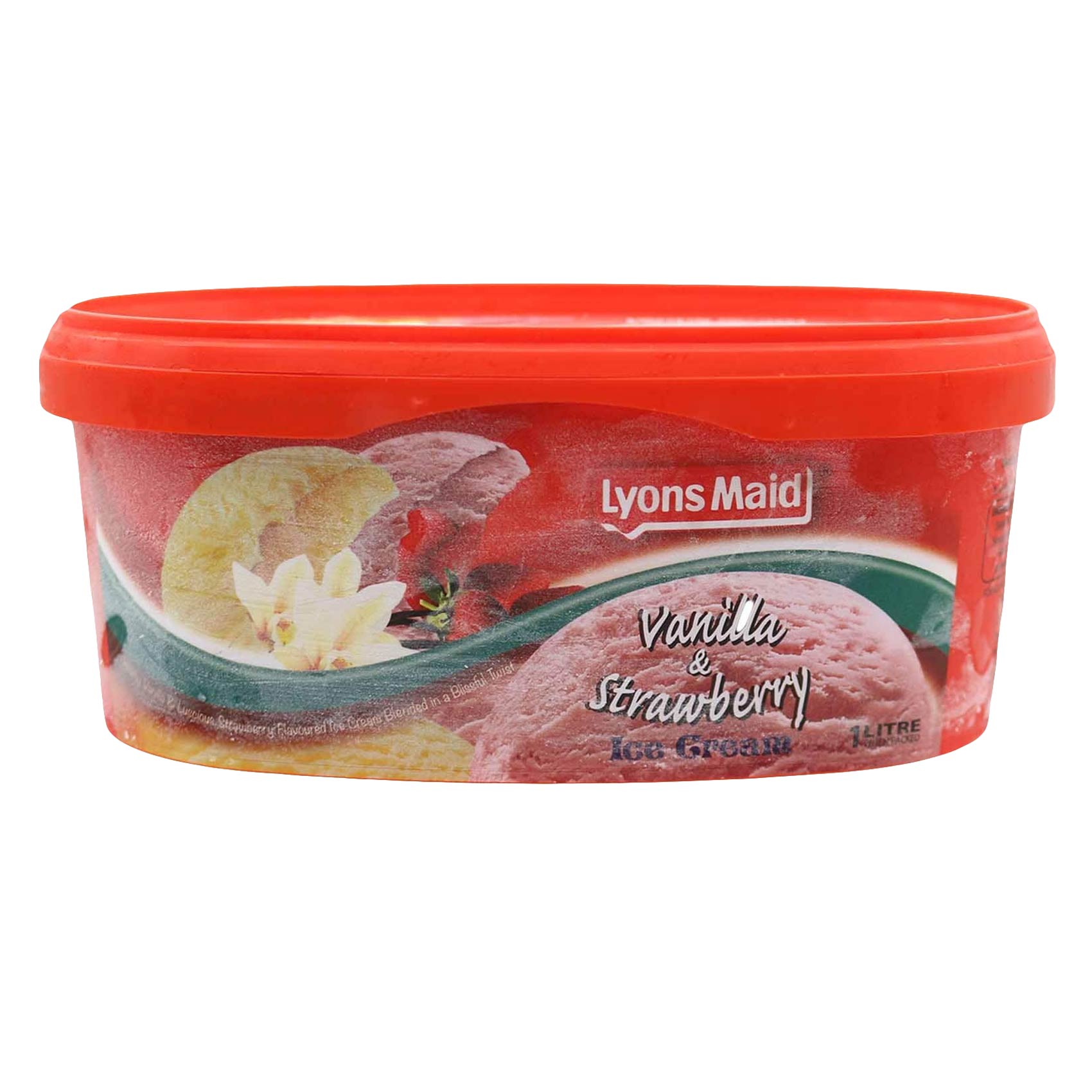 Lyons Maid Vanilla And Strawberry Ice Cream 1L