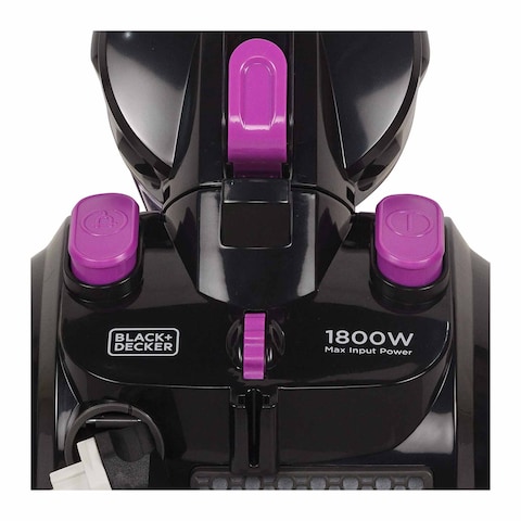 Black + Decker Bagless Vacuum Cleaner - 1800 Watt - Purple - VM1880