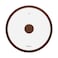 Fissman Lid Arcades 28 cm With Dark Brown Marble Silicone Rim (Glass)