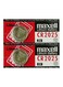 Pack Of 5 CR2025 Lithium Coin Battery Silver 0.8x0.8x0.1inch