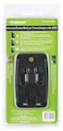 Terminator Brand Travel Adaptor One Universal Socket &amp; 4 USB Charging Sockets (Black)