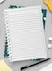 Lowha Spiral Notebook With 60 Sheets And Hard Paper Covers With Peas Seamless Design, For Jotting Notes And Reminders, For Work, University, School