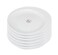 Shallow Bone China Tiffany Plate, White, 18cm, JX113-A001-06, 6 Pcs Set